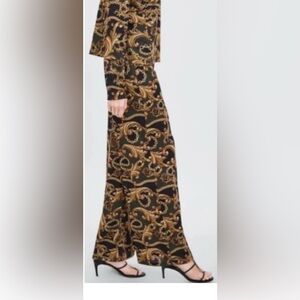 ZARA TRAFALUC Printed Trousers